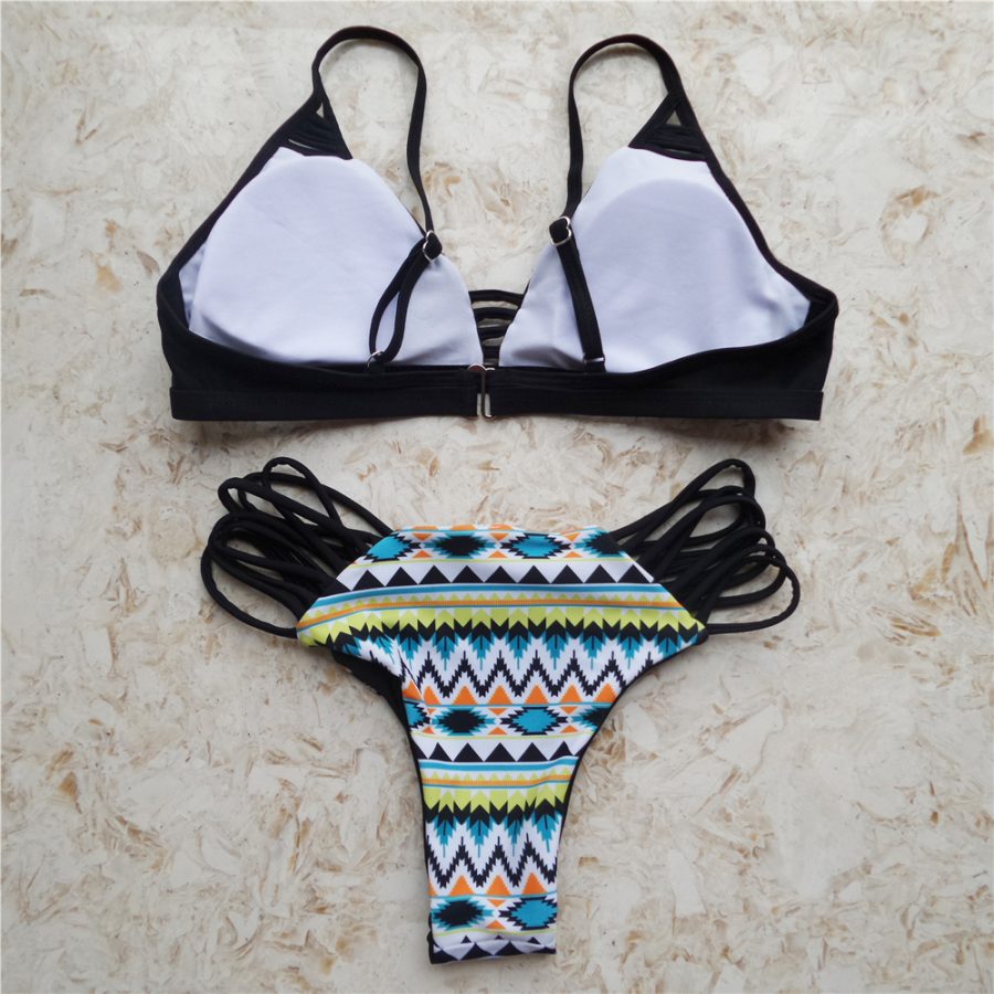 Stringy Pattern Bikini