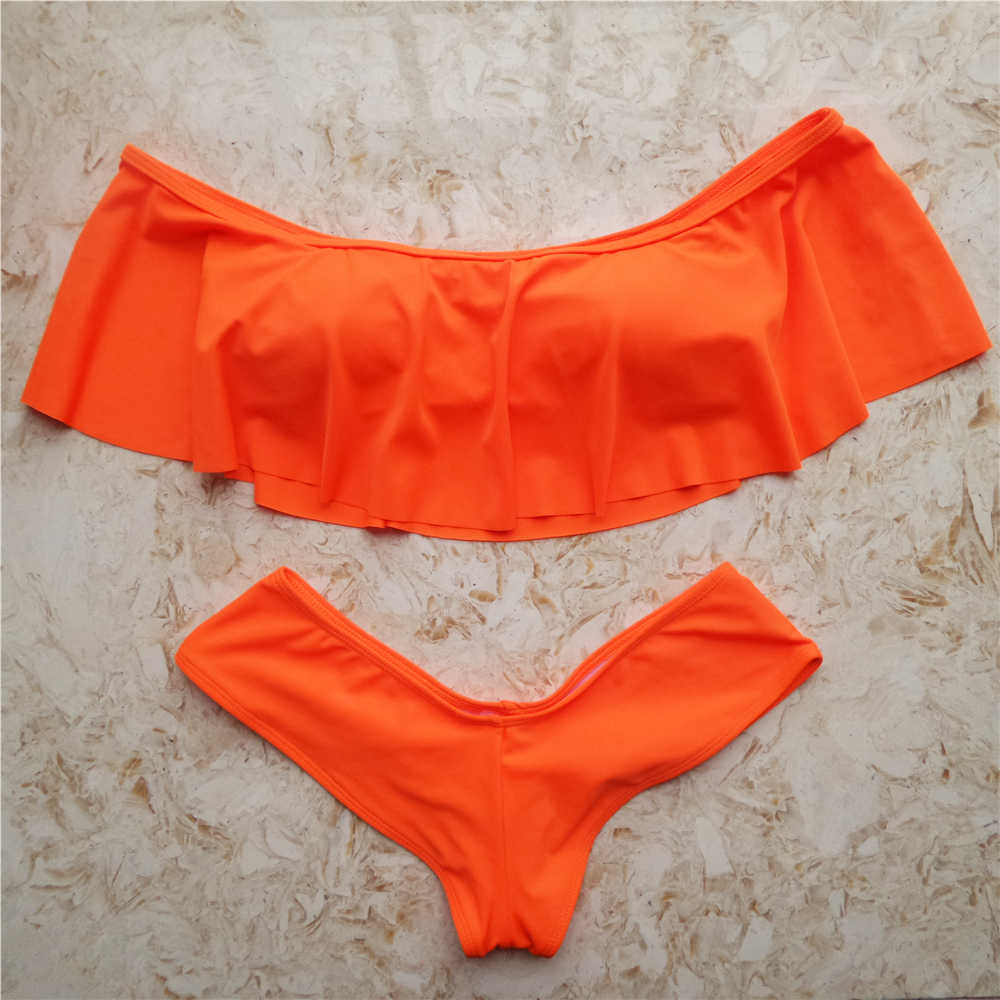 Bandeau Ruffle Bikini – Lit Swimwear