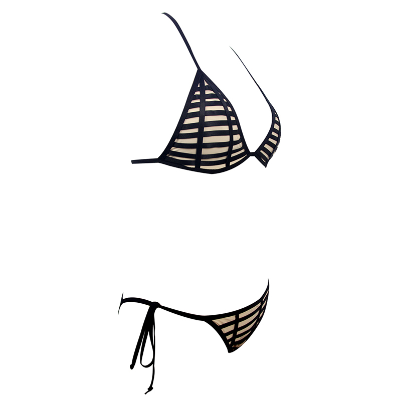 String Striped Bikini